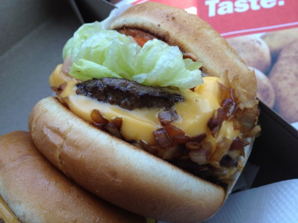 Cheeseburger animal style In-N-Out Burger